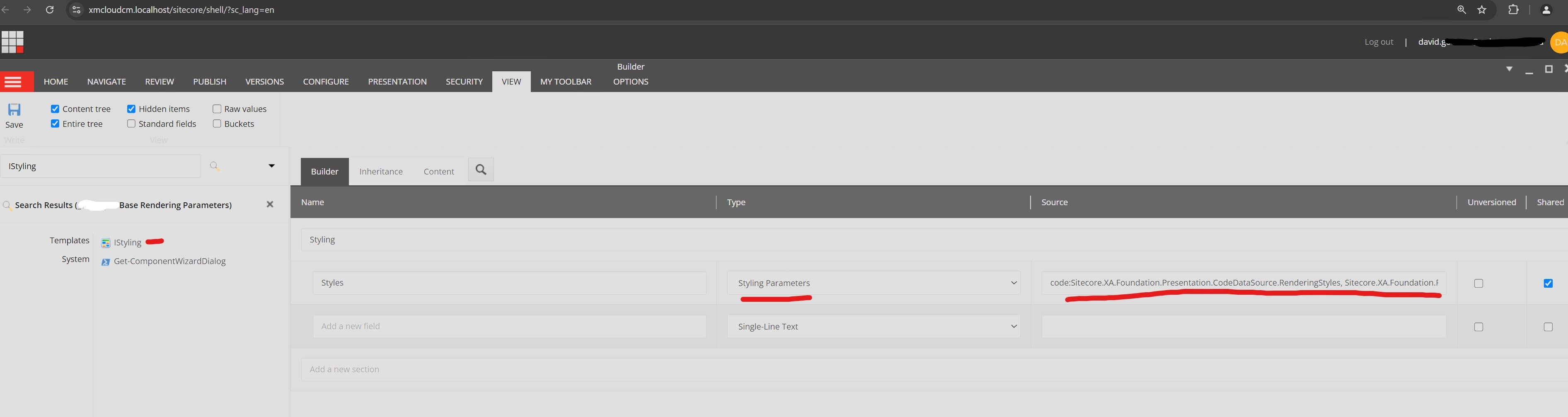 Custom Styling field type